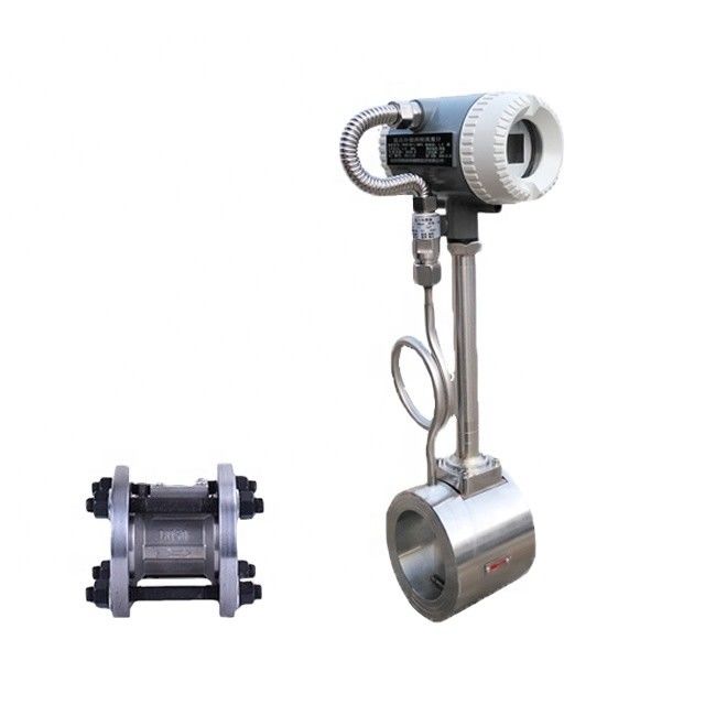 IP68-bescherming Vortexstroommeter van roestvrij staal met een nauwkeurigheid van 1,0% voor stoom- en vloeistofmeting