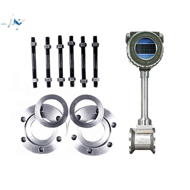 RS485 Biogasvortexstroommeter met flensklemverbinding voor buizen van DN15-DN1800mm