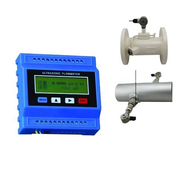 Ultrasone stroommeter van de KUF-serie met een nauwkeurigheid van 1,0% en type Clamp On voor watermeting