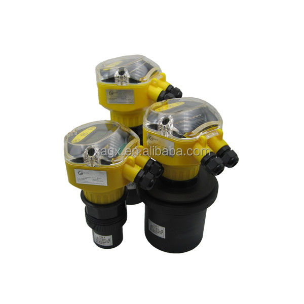 RS485 & RS232 Ultrasone niveau sensor met 4~20mA relais en 5-70m bereik voor vloeistofniveau meting