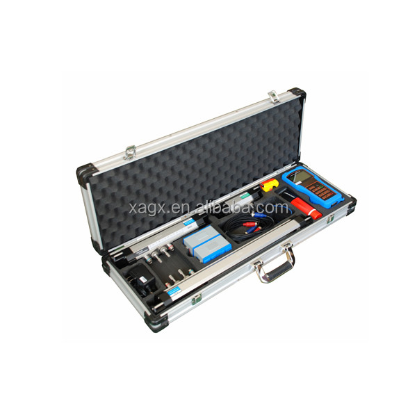 Goedkope handheld ultrasone waterstroommeter china met stroomvoorziening 3 * 1.2V batterij of AC90 ~ 260V stroomadapter