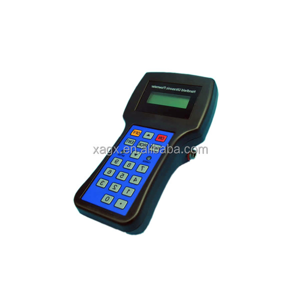 Goedkope handheld ultrasone waterstroommeter china met stroomvoorziening 3 * 1.2V batterij of AC90 ~ 260V stroomadapter