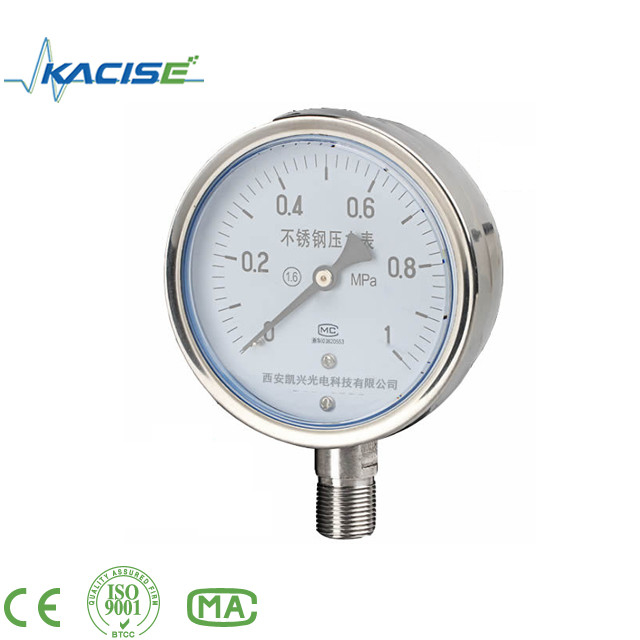 40 mm tot 150 mm vloeistofniveaumeter Ss316 drukmeter corrosiebestendige