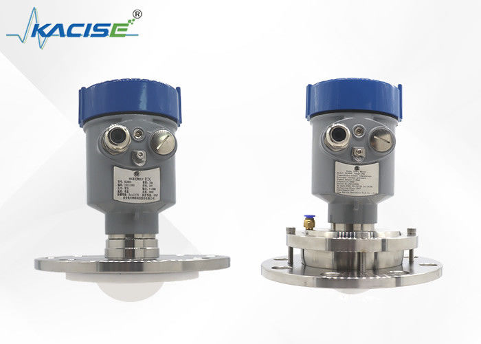 KLD800-serie 80GHz FMCW-radarniveauzender met corrosiebestendige PTFE-antenne en 3° starthoek voor vloeibare en vaste metingen