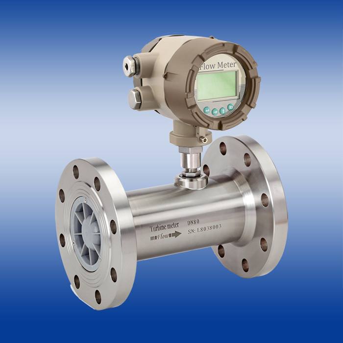 Turbine-stroommeter Indicator Rotary Vane-stroommeter met stroomvoorziening 220VAC/24VDC