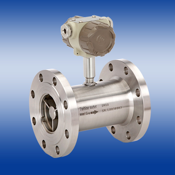 Turbine-stroommeter Indicator Rotary Vane-stroommeter met stroomvoorziening 220VAC/24VDC