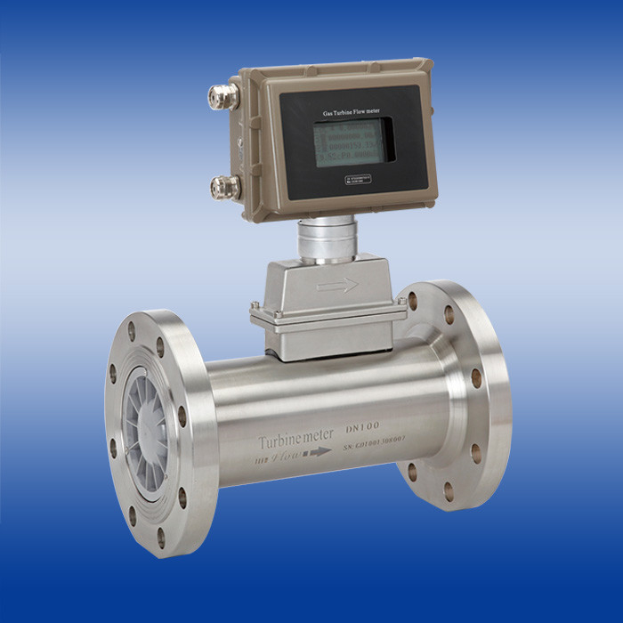 Biogasstroommeter CO2-turbine waterstofgasstroommeter met explosieve beveiliging ExdIIBT6 of EXiallCT4