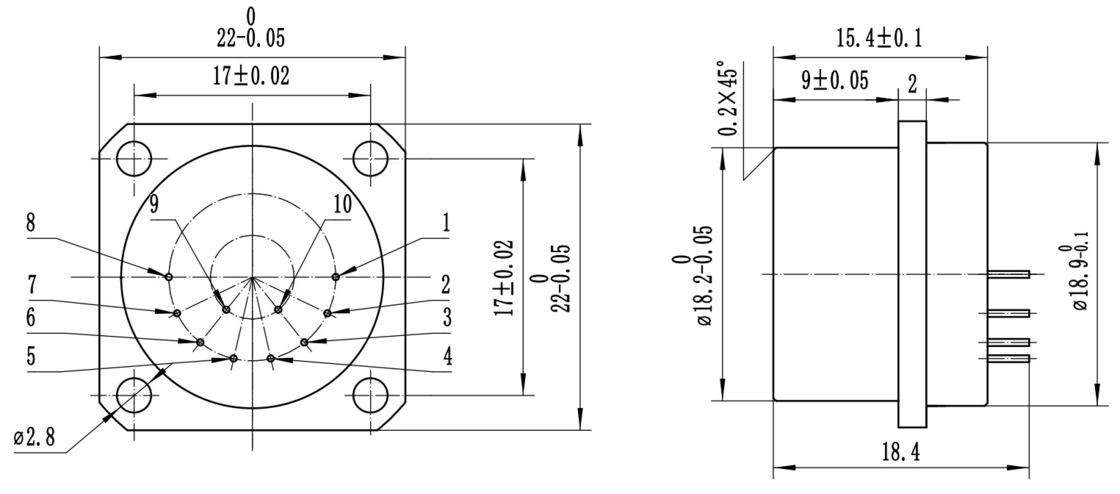 Hoogtemperatuur ((Bedrijftemperatuur -40~180°C) versnellingsmeters voor olie-exploratie en putten met Scope±30g