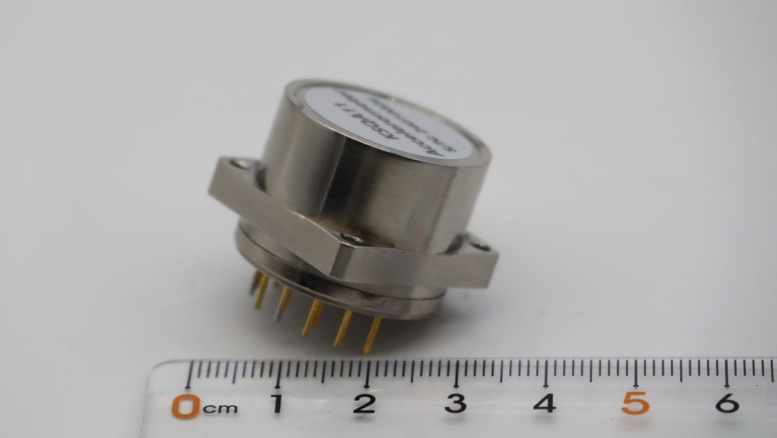 Quartz Flexible Accelerometer Sensor voor slagdetectie met 500 g schokbestendigheid, 1,0 ~ 1,6 mA/g schaalfactor en ±30 g inlaatbereik