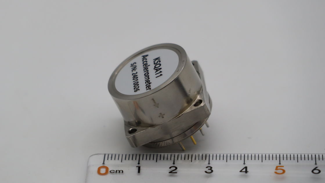 Quartz Flexible Accelerometer Sensor met 25g@20Hz~2000Hz Vibration Peak Sine, High Precision ≤40μg/g2 Linearity en Wide Temperature Range van -45°C tot +100°C