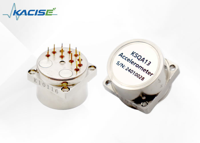 Kwarts flexibele versnellingsmetersensor met opslagtemperatuur -55°C~+120°C Trillingspiek Sinus 15g@20Hz ~ 2000Hz en afmeting Ø25×25mm