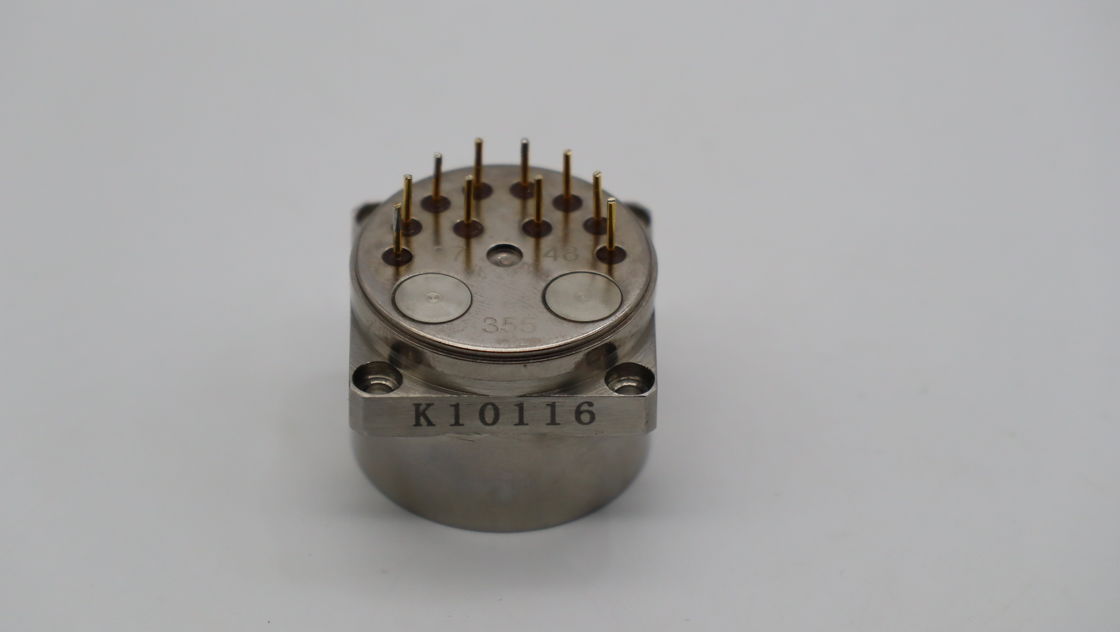 Kwarts flexibele versnellingsmetersensor met opslagtemperatuur -55°C~+120°C Trillingspiek Sinus 15g@20Hz ~ 2000Hz en afmeting Ø25×25mm