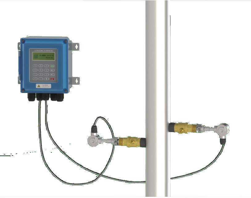 Variabele oppervlakte Liquid Digital Ultrasonic Flow Meter Voor de stroommeting met een buisdiameter van DN15~6000mm