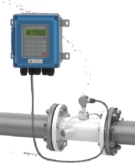 Variabele oppervlakte Liquid Digital Ultrasonic Flow Meter Voor de stroommeting met een buisdiameter van DN15~6000mm
