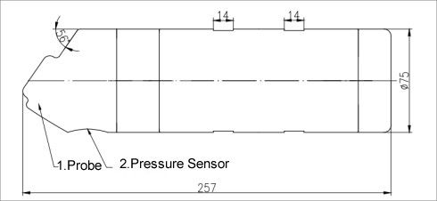 Ultrasone Doppler-stroommeter met ±1%-stroomnauwkeurigheid IP68-bescherming en 10.8VDC~26.4VDC stroomvoorziening voor overstromingsbewaking