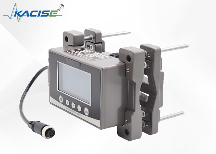 Stroom- en I/O-connectoren M12 Vliegtuigplug Ultrasone stroommeter met groot scherm