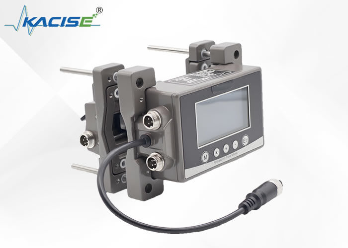 Modbus RS485 Communicatie Ultrasone Stroommeter met Clamp-On-ontwerp en 256*128 achtergrondverlicht LCD
