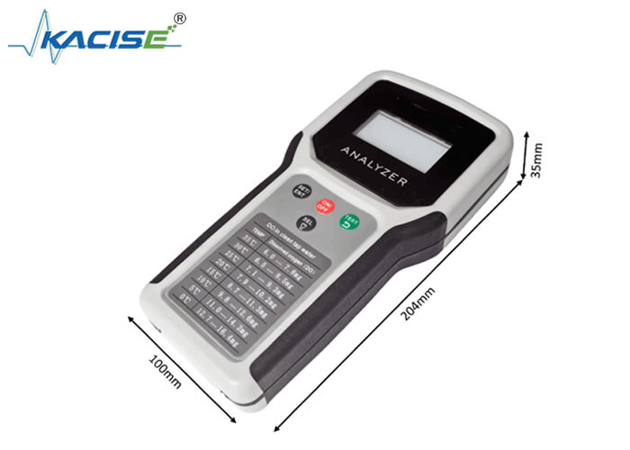 Bereik 0-20 mg/l Een-touch water tester met langdurige fluorescerende filmkop, nauwkeurigheid ±3%