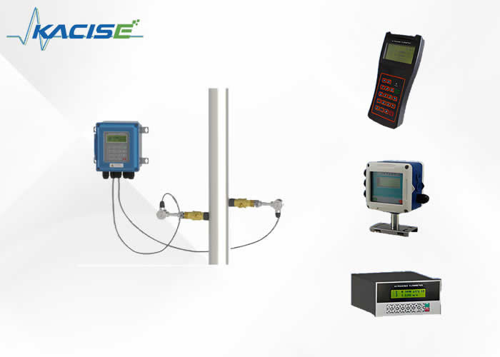 Ultrasone klem op de stroommeter met niet-invasieve meting voor DN32~6000 buizen en RS485 Modbus