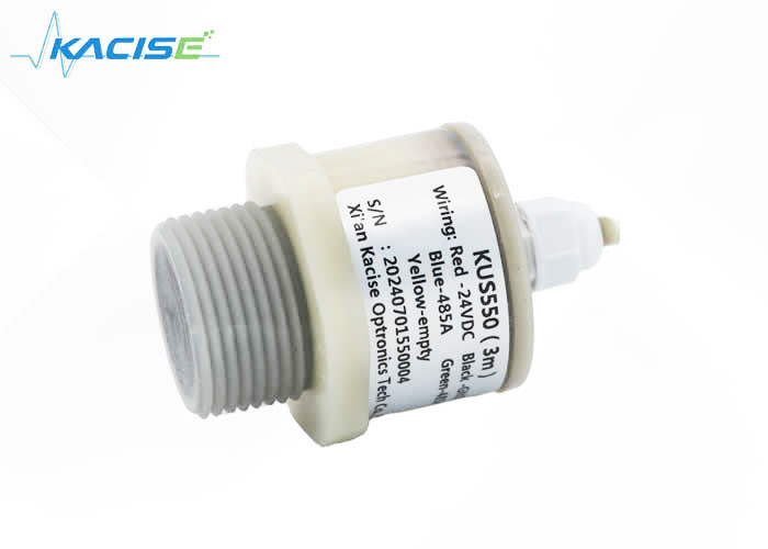 Draadloos PVDF-materiaal Ultrasone waterniveau sensor Digitale uitgang 24VDC werkspanning