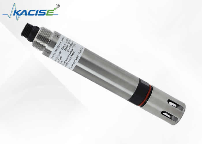 KWS-3100 Inline Chloride Ion Sensor met Modbus/RTU Protocol IP68 rating en POM casing voor zwembad waterkwaliteitsbeheer