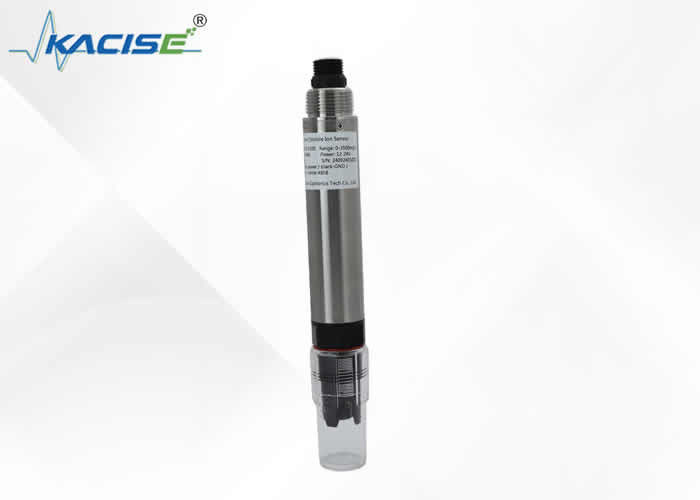 KWS-3100 Inline Chloride Ion Sensor met Modbus/RTU Protocol IP68 rating en POM casing voor zwembad waterkwaliteitsbeheer