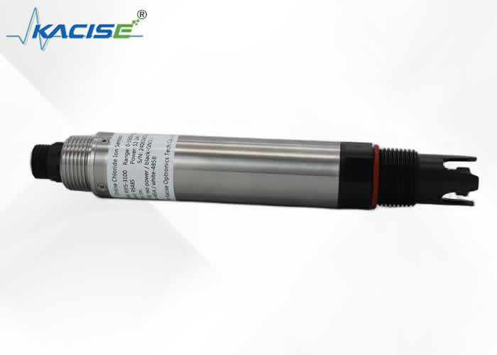 KWS-3100 Inline Chloride Ion Sensor met Modbus/RTU Protocol IP68 rating en POM casing voor zwembad waterkwaliteitsbeheer