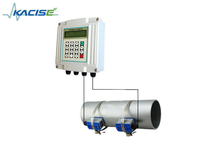 KUF2000-serie ultrasone klemstroommeter met IP67-bescherming, DN32-DN6000-bereik en 1% nauwkeurigheid
