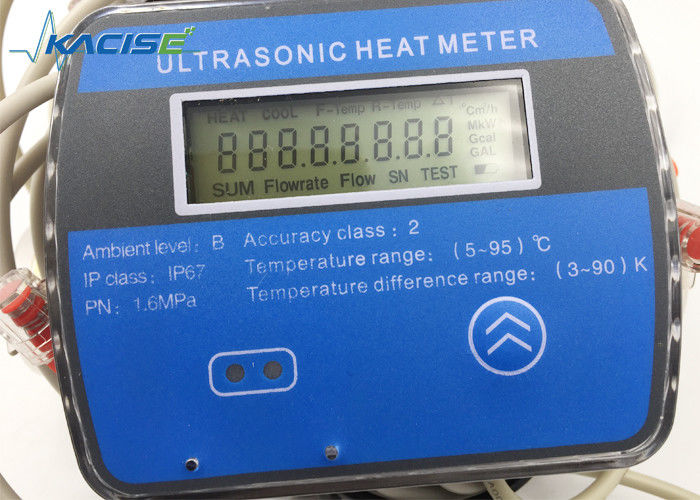 Professionele ultrasone BTU-meter met nauwkeurigheid van klasse B, M-BUS-communicatie en 6 jaar batterijduur
