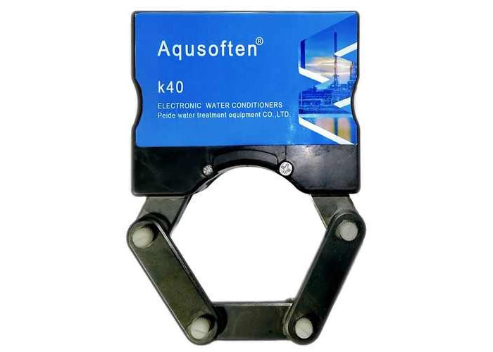 Alternatief voor zout Magnetische elektronische waterzuiveringsverzachter Ontkalker Hydroflow Hs40 voor huizen van standaardgrootte