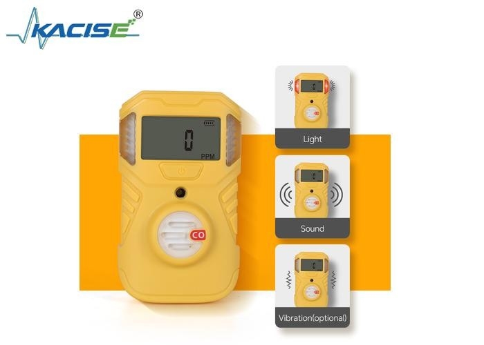 KSBH-BX101 Single Gas Detector met LCD Segment Screen IP67 Protection Stores 50 Alarm Events 90dB 10cm Alarm Sound