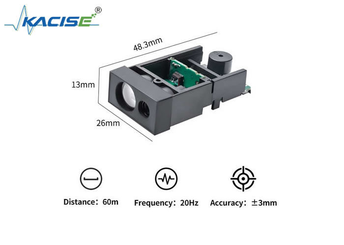 LSBM-60 High Precision ITOF Laser Ranging Module met 60m detectiebereik en UART-interface