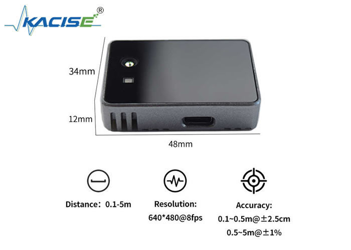 KL3A-05U 3D Solid-State Lidar met 0.1-5m Range H60°×V45° FOV en USB 2.0 Type C Interface voor Retail Stores