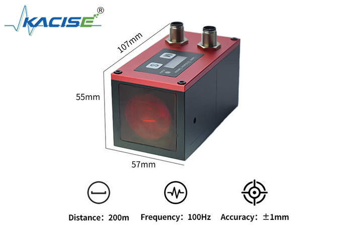 KLSC uiterst nauwkeurige industriële laserafstandssensor met IP67-bescherming en meerdere communicatie-interfaces voor magazijnlogistiek