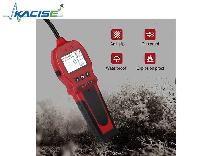 KLBH90E gaslekdetector met 1800mAh-batterij, oplaadtijd van 6u-8u en hoorbare, visuele en trilalarmen voor gemeentelijke bouw