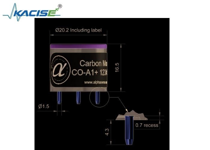 CO-A1/CO-A1 Carbon Monoxide Sensor Geavanceerde technologie met reactietijd 20 en resolutie 0.5