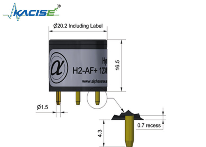 Snelle reactie ETO-B1 ethyleenoxidesensor met hoge gevoeligheid 000 tot 3 resolutie 0.1