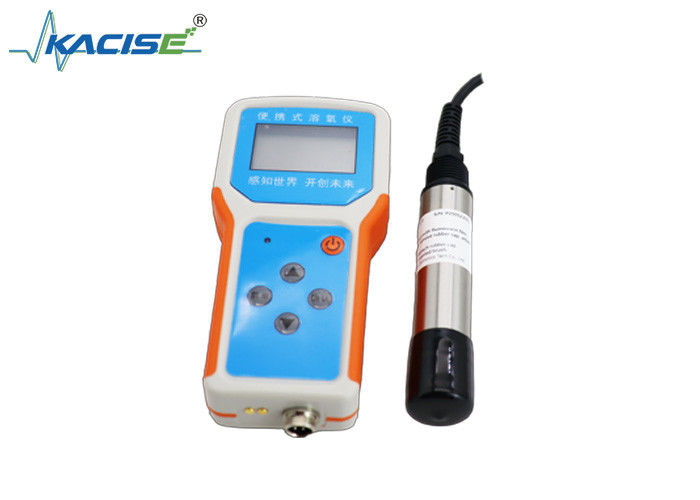 Draagbare optische opgeloste zuurstofmeter met fluorescentieverdoofingsprincipe 0·20 mg·L DO-bereik en ingebouwde lithiumbatterie