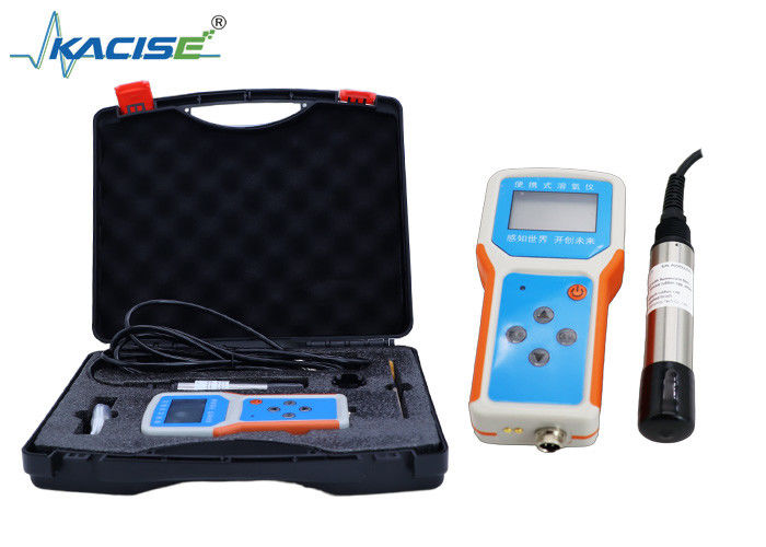 Draagbare optische opgeloste zuurstofmeter met fluorescentieverdoofingsprincipe 0·20 mg·L DO-bereik en ingebouwde lithiumbatterie