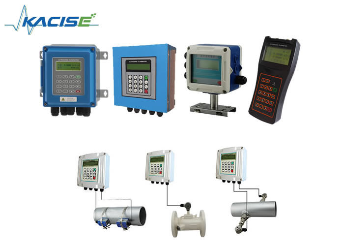 Wandmontage Handheld Ultrasone Stroommeter met nauwkeurige meting voor DN15-6000mm Buizen
