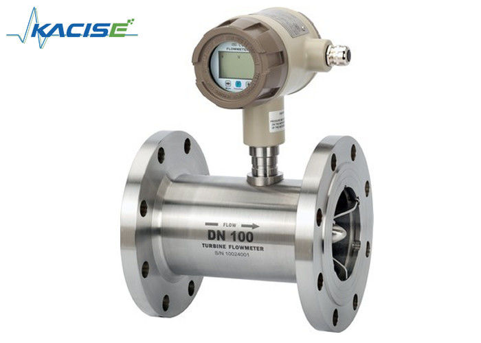 Van de Stroommeter van de roestvrij staal Vloeibare Turbine Digitale het Type Hoge Nauwkeurigheid
