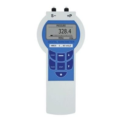 Serie HM35 Precisie digitale manometer met 0,05% nauwkeurigheid Grafisch LCD-scherm met achtergrondverlichting en 10.742 datalogging