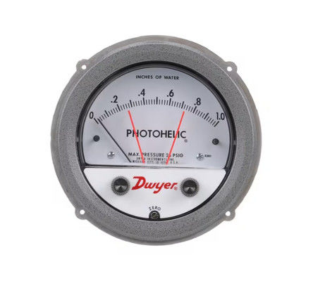 Dwyer A3000-250PA drukschakelaar/meter met bereik van 0-250 Pa, 3-in-1 functioneel ontwerp en compacte vormfactor