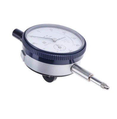 Mitutoyo meetklok met 10 mm bereik en 0,01 mm schaalverdeling voor nauwkeurige maatmetingen en omgevingsbestendigheid
