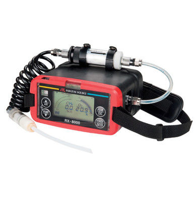 Riken Keiki RX-8000 Draagbare gasmonitor met niet-dispergente infrarood (IR) detectie Waterdichte constructie en digitaal display