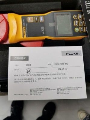 Fluke 1630-2 FC aardklem Maximale spanning naar aarde 1000 V Batterijtype AA Alkaline IEC EN LR6 x4