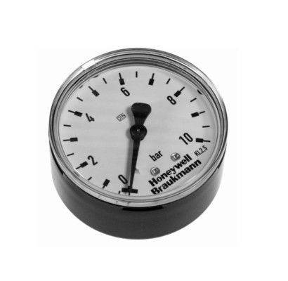 Industriële Honywell Resideo M07M-A10 drukmeter met een bereik van 0 tot 10 bar en een gewicht van 0,5 kg