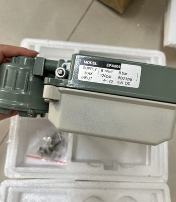 KOSO EPA804-L10 Valve Positioner met 4-20 mA DC Input 120 Psi Air Supply voor Angle Travel Series