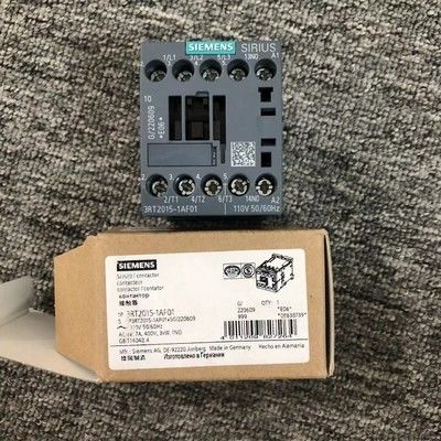Siemens 3RT2015-1AF01 3-polige stroomcontactor met 7 A nominale stroom en 110 V wisselspiraalspanning