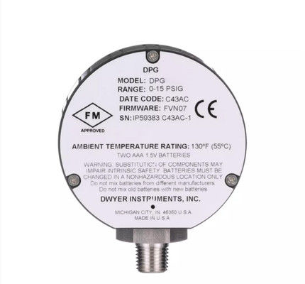 Dwyer-serie DPG Digitale drukmeter Gehalte Rating ontworpen om te voldoen aan NEMA 4/4X IP66 druklimiet 2x drukbereik
